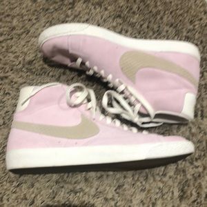 Pink Nike High Tops